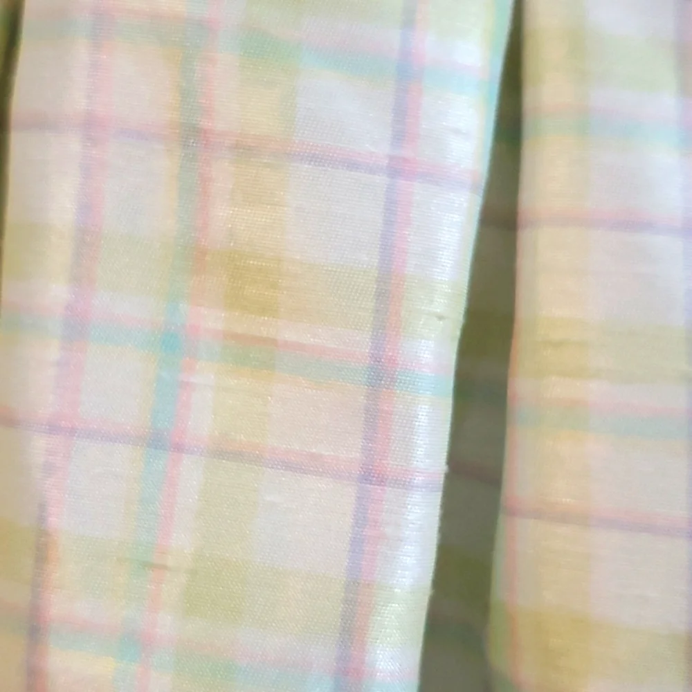 Charter Club Girls Green‎ Plaid Pastel Sleeveless Long Dress Size 6X